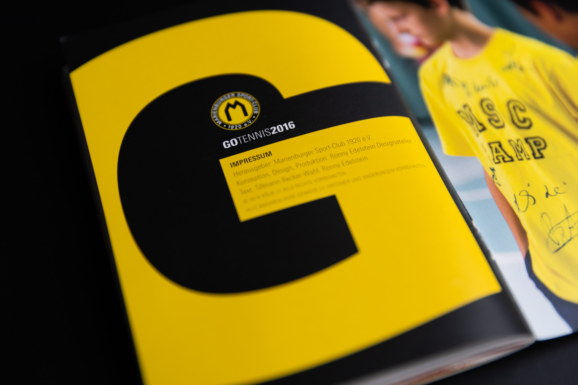 Details MSC-Magazin Tennis 2016