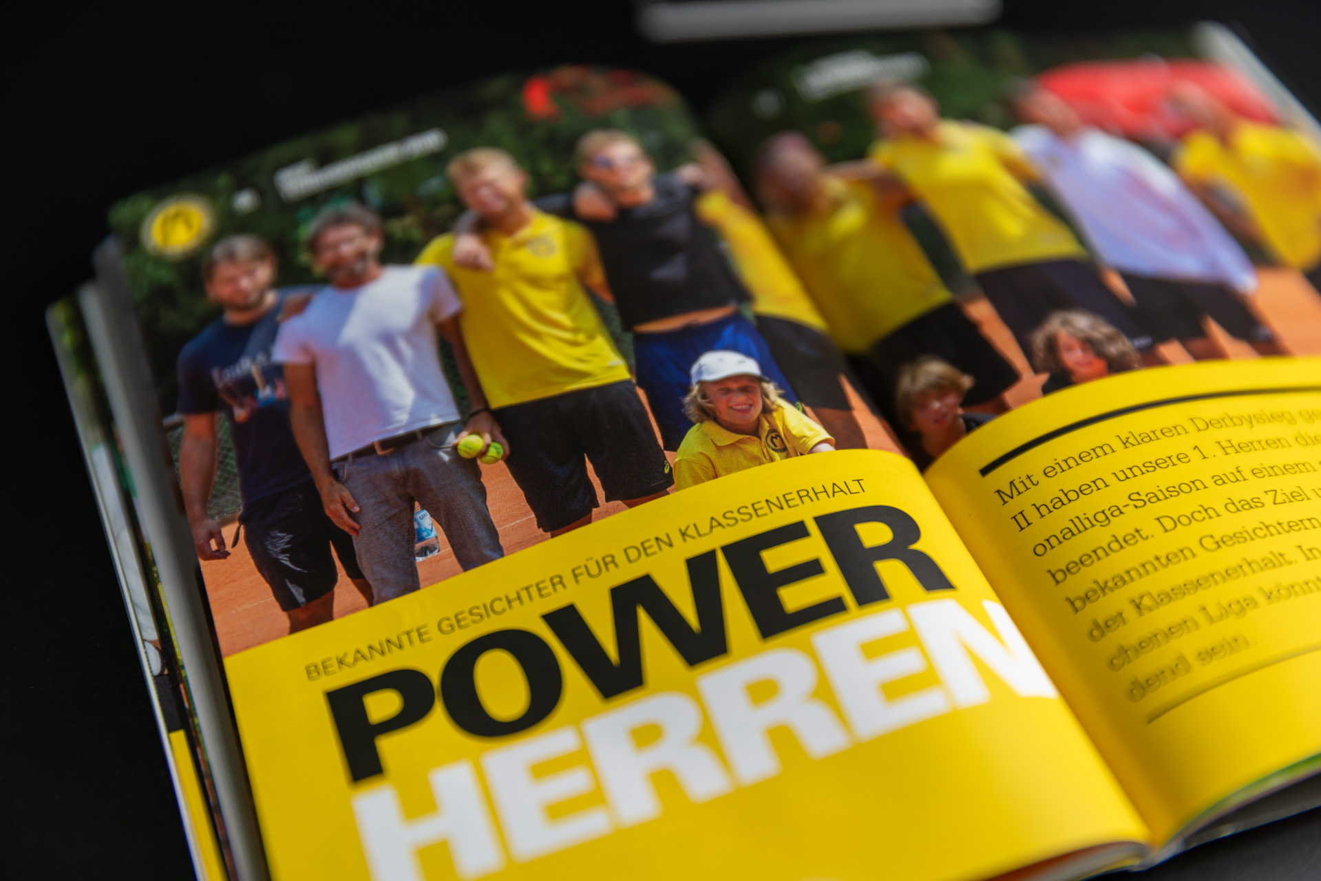 Details MSC-Magazin Tennis 2018