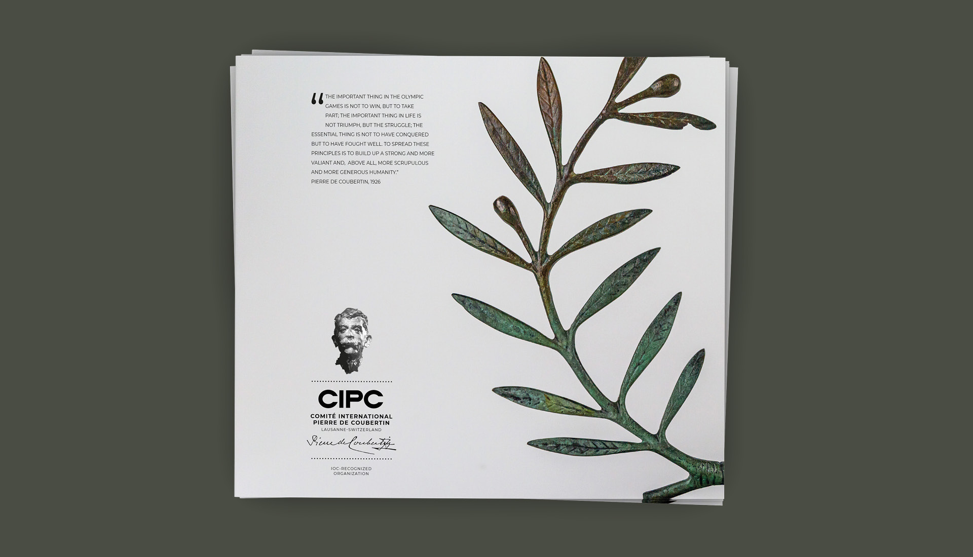 Ronny-Edelstein-Design-Portfolio-Comitee-International-Pierre-de-Coubertin-A-Worldwide-Network-Book-9